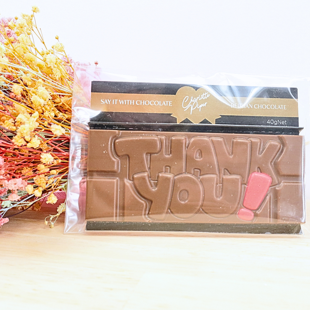 Charlotte Piper Thank you chocolate Bar