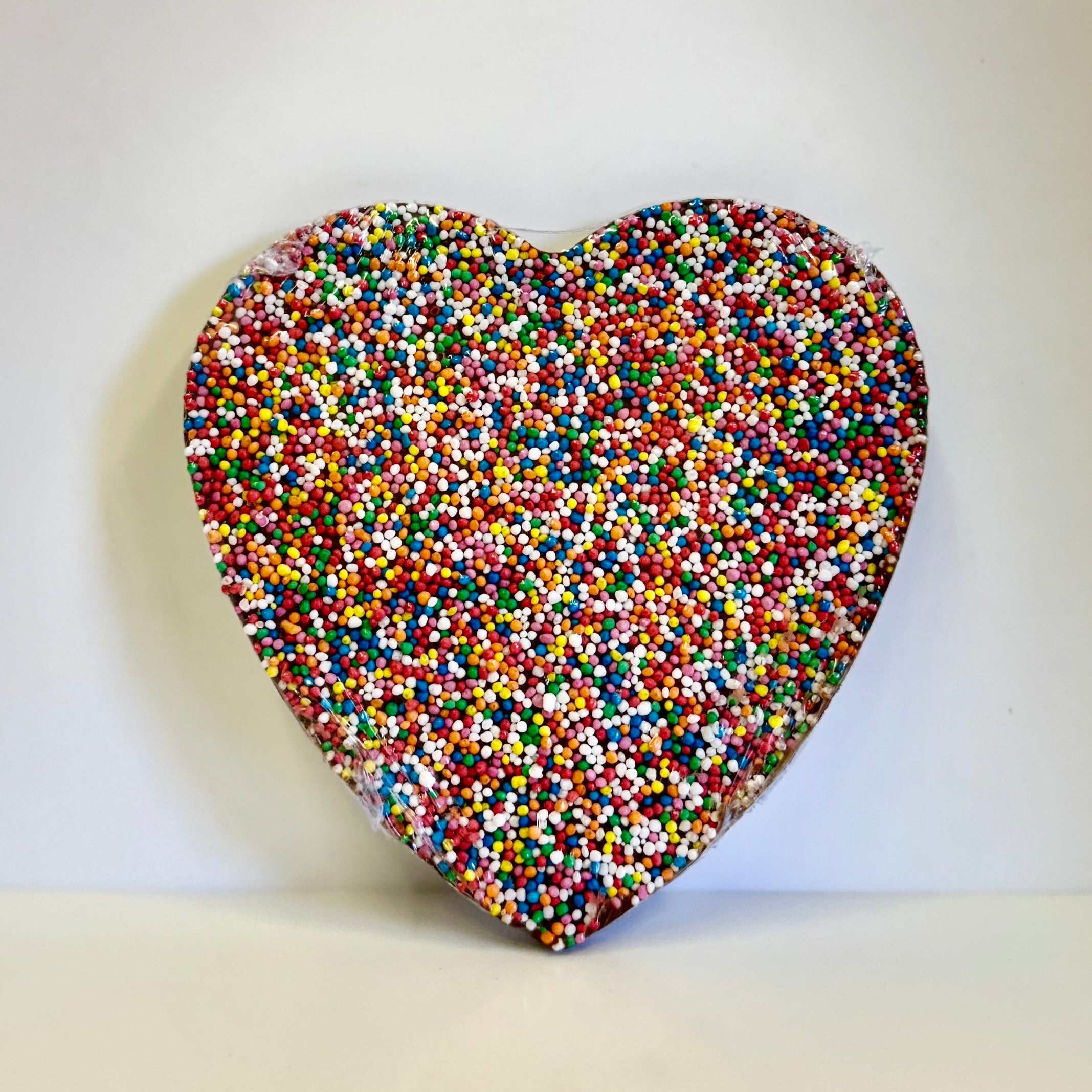 Large Chocolate Speckled Heart