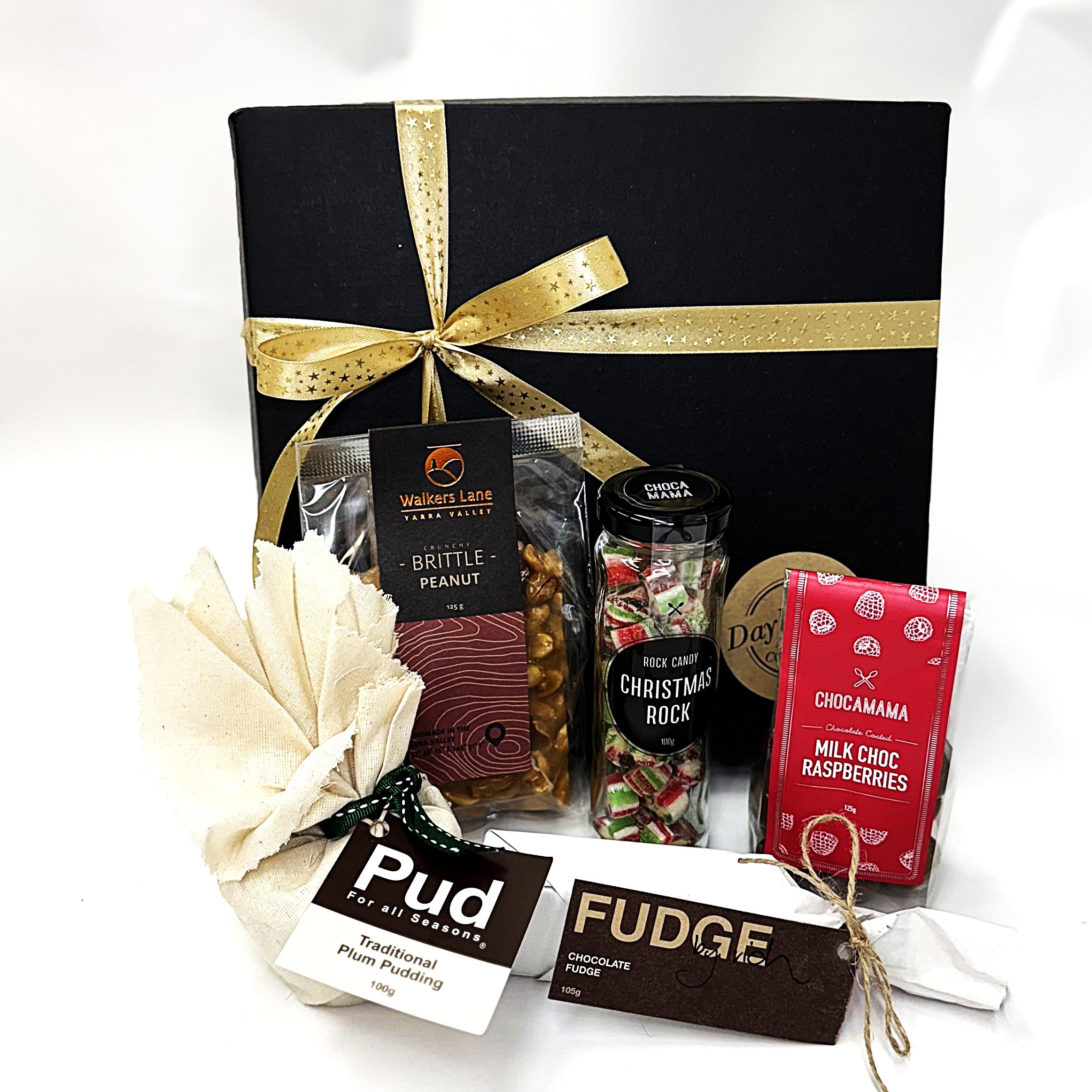 Christmas Gift box with various confectionery 