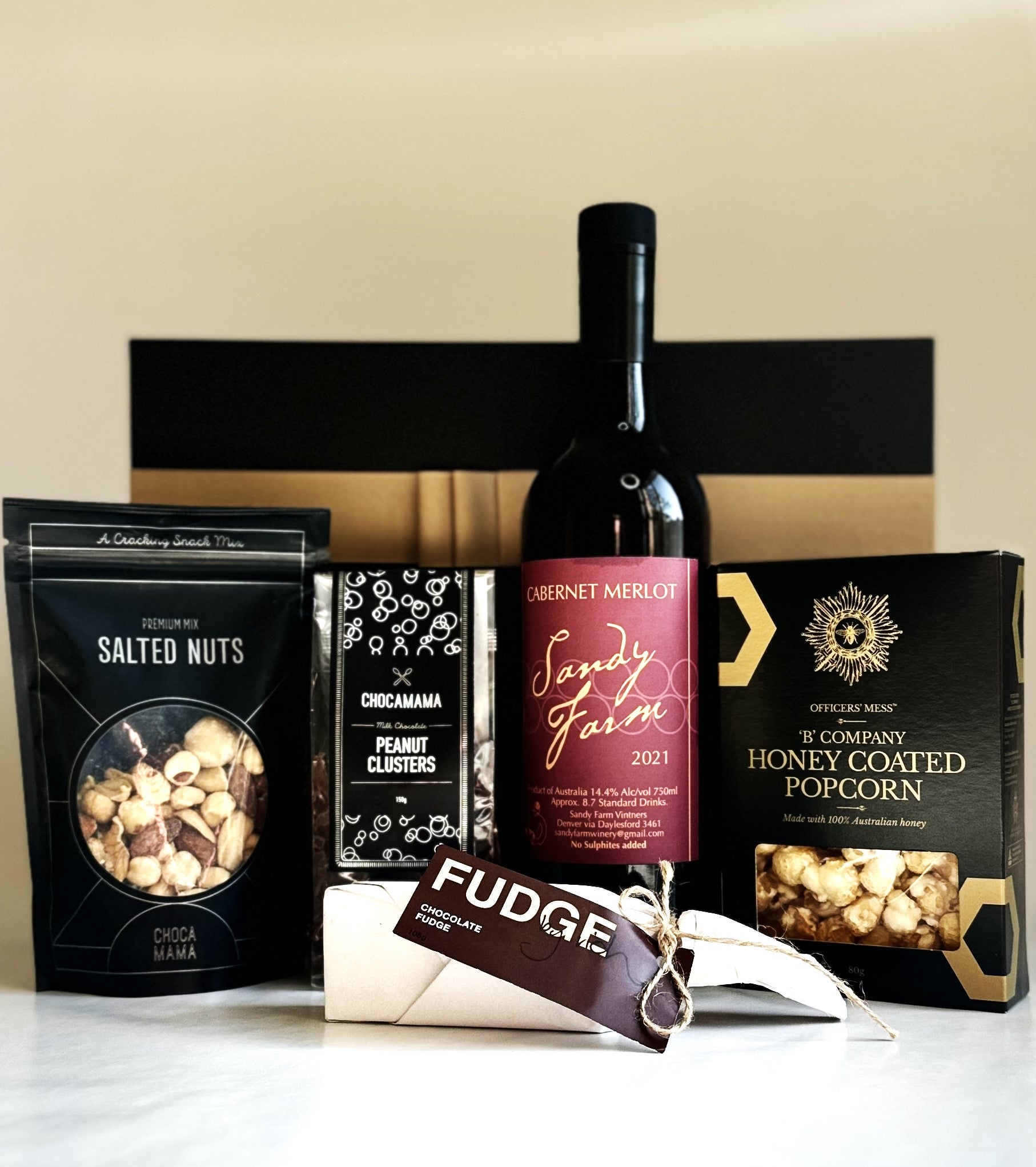 Red Wine & Treats Gift Hamper 