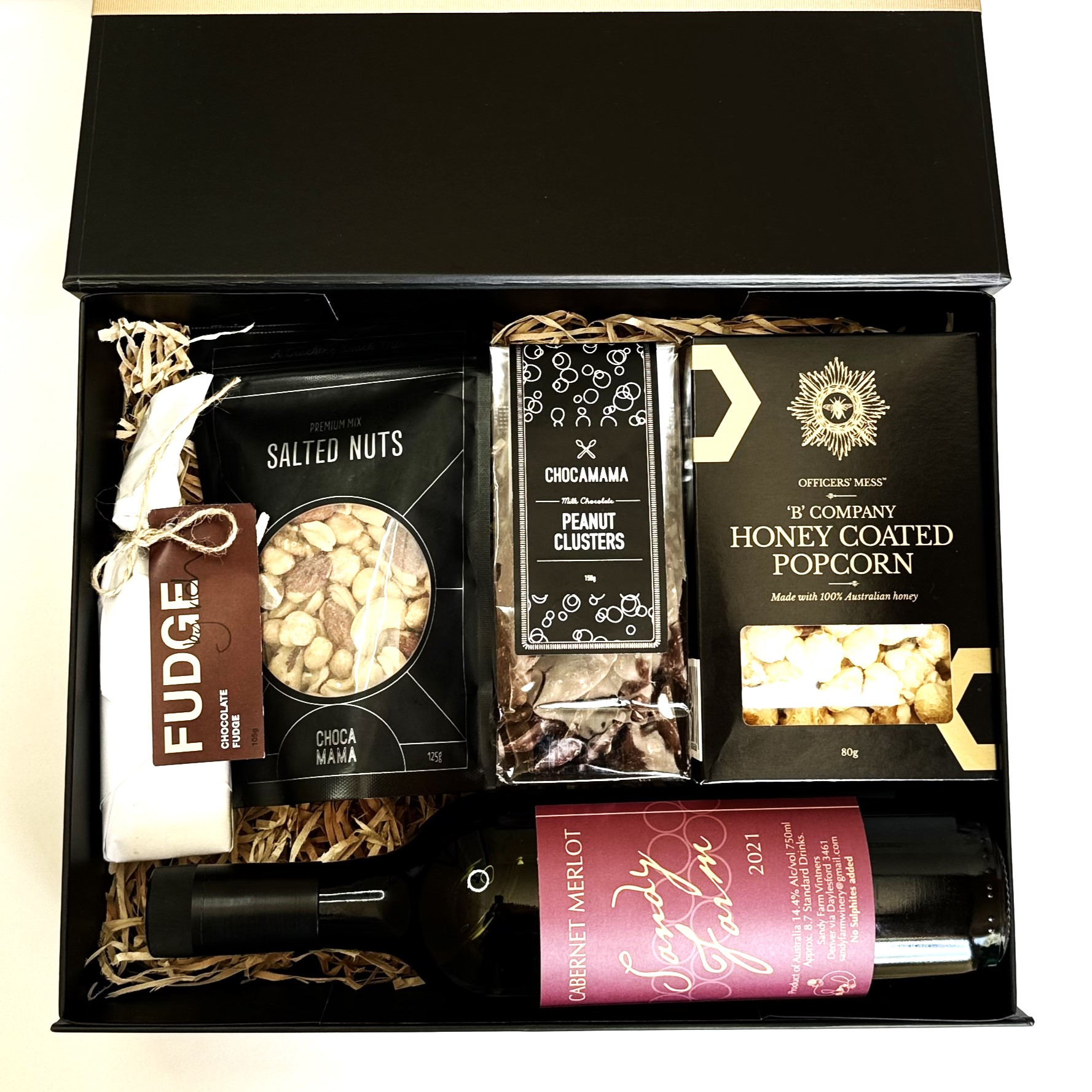 Red Wine & Treats Gift Hamper